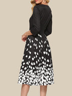 Retro Black Polka Dot Dress