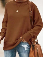 Autumn/winter New Fashion Loose Casual Round Neck Sweater