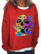 Ladies Skull Sweatshirt