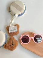 Bear Foldable Children's Sunglasses Set with Box