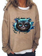 Halloween Cat Sweatshirt