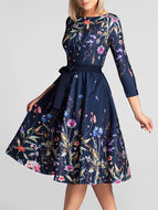 Noble Print Women's Dress