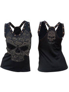 Skull print casual camisole