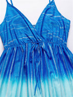 New In Tie Dye Sling Dress Slim High Quality Gradient Dresses For Women