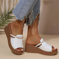 New Arrivals Casual Sandals Wedge Slippers Fashion Open Toe Women's Plus Size Shoes