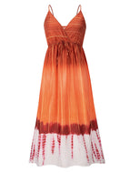 New In Tie Dye Sling Dress Slim High Quality Gradient Dresses For Women