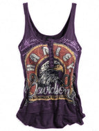 Street Fashion Print Racer Vest