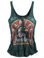 Street Fashion Print Racer Vest