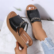 New Arrivals Casual Sandals Wedge Slippers Fashion Open Toe Women's Plus Size Shoes