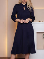 Elegant Pleated Dress for Women