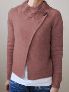 Autumn and Winter Cropped Cardigan Sweater Coat