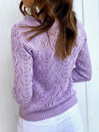 Women's Casual Knitted Cardigan In Solid Colors