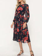 Bohemian Print Big Swing Dress