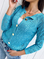 Women's Casual Knitted Cardigan In Solid Colors