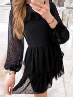 Round Neck Lace Fashion Dress