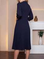 Elegant Pleated Dress for Women