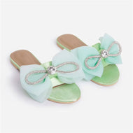 Plus Size Women's Slippers Sole Fashion High Quality Bow Sandals